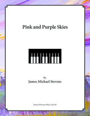 Book cover for Pink and Purple Skies