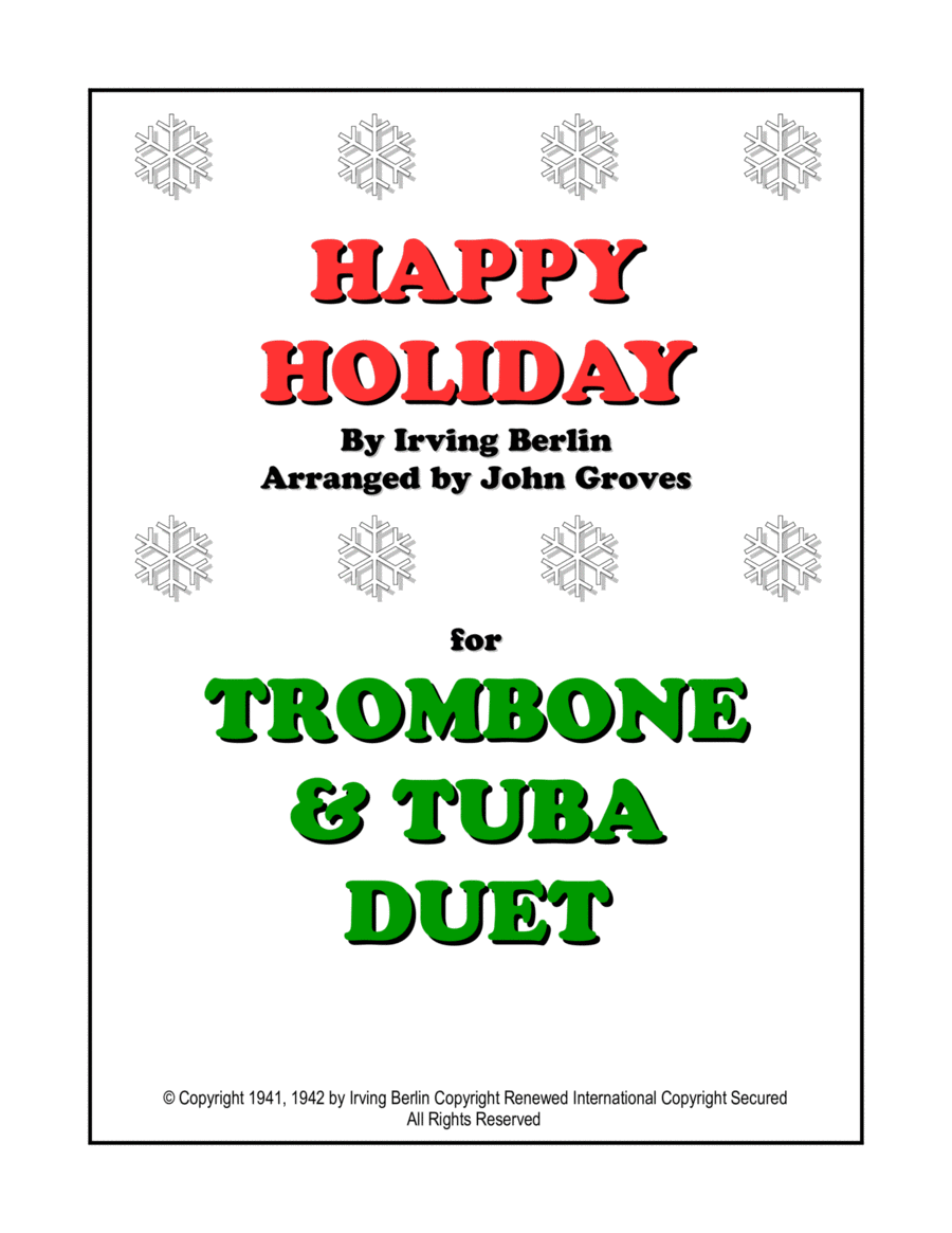 Happy Holiday Happy Holiday Brass Duet scores gallery preview page 1