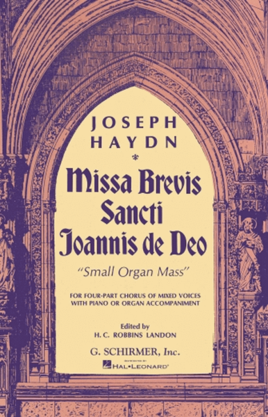 Missa Brevis Sancti Joannis de Deo