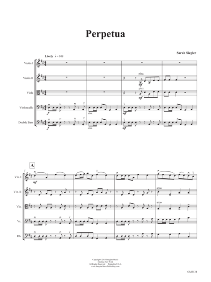 Perpetua Perpetua String Orchestra scores gallery preview page 2