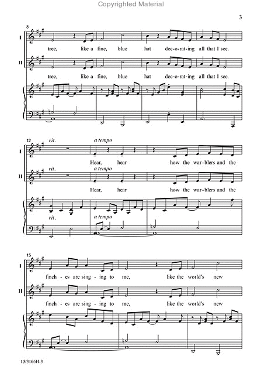 Curiosity Unison Choir scores gallery preview page 3