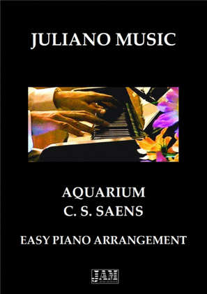 Book cover for AQUARIUM (EASY PIANO - C VERSION) - C. S. SAENS