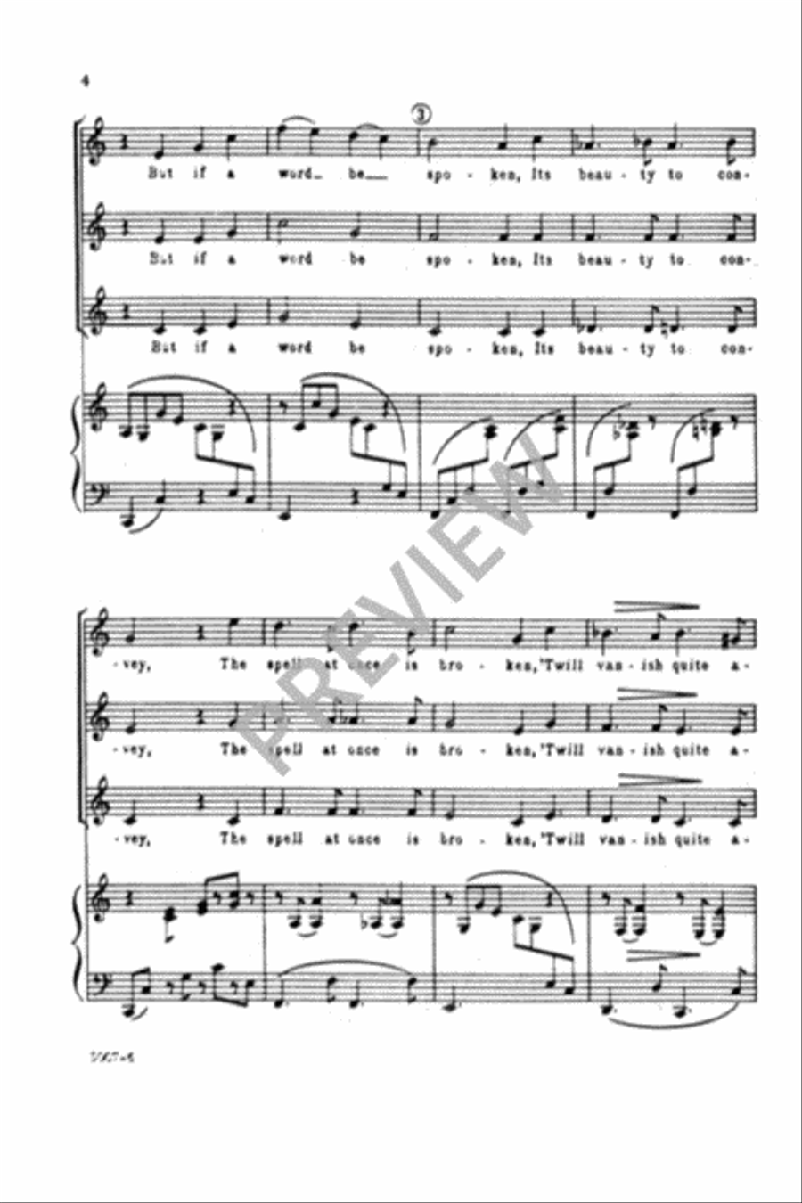 A Thought Like Music SSA scores gallery preview page 5