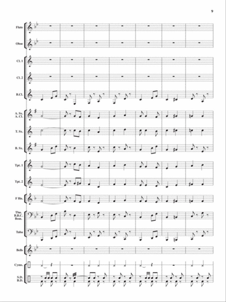 Heroes On Parade Concert Band scores gallery preview page 8