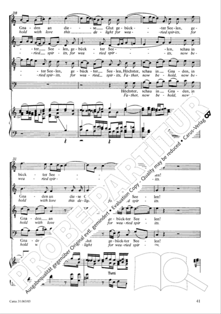 Christians, etch this blessed day (Christen, atzet diesen Tag) 4-Part scores gallery preview page 42