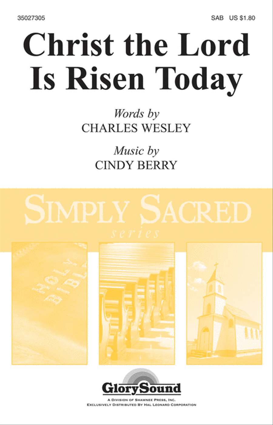 Christ the Lord Is Risen Today 3-Part scores gallery preview page 1