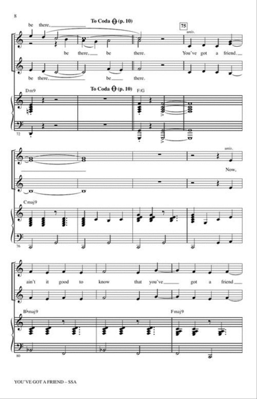 <br>Sheet music extract