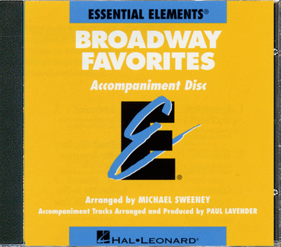 Essential Elements Broadway Favorites Concert Band Methods scores gallery preview page 1
