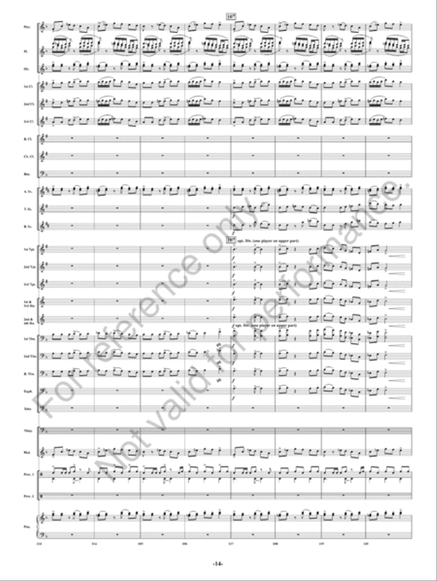 Summer Nights Concert Band scores gallery preview page 15