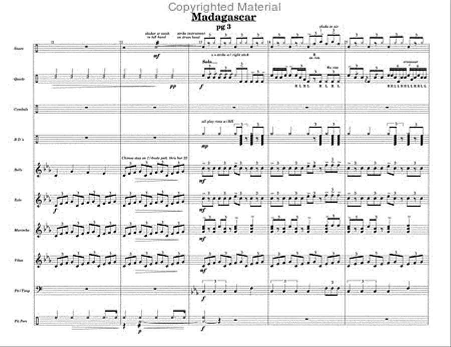<br>Sheet music extract