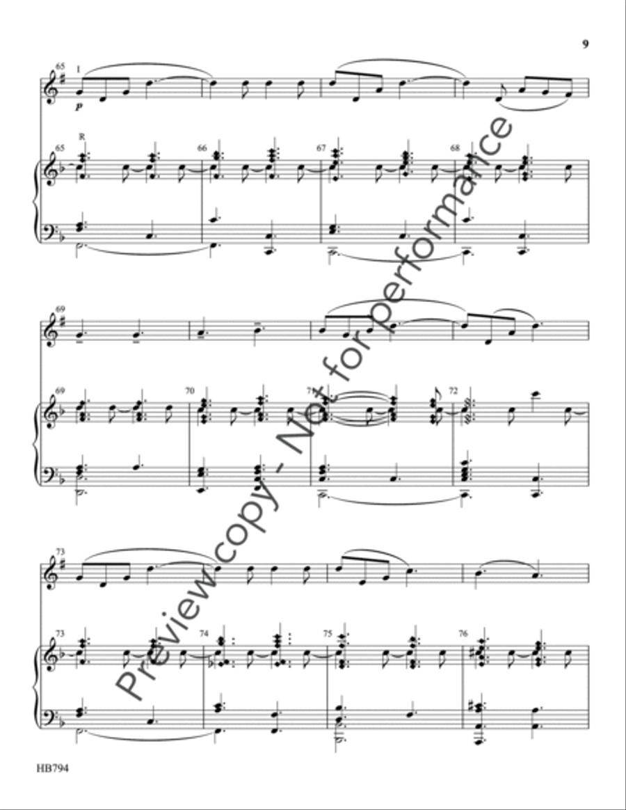 Joyful, Joyful, We Adore Thee - Tucker - full score 5-Octaves scores gallery preview page 8