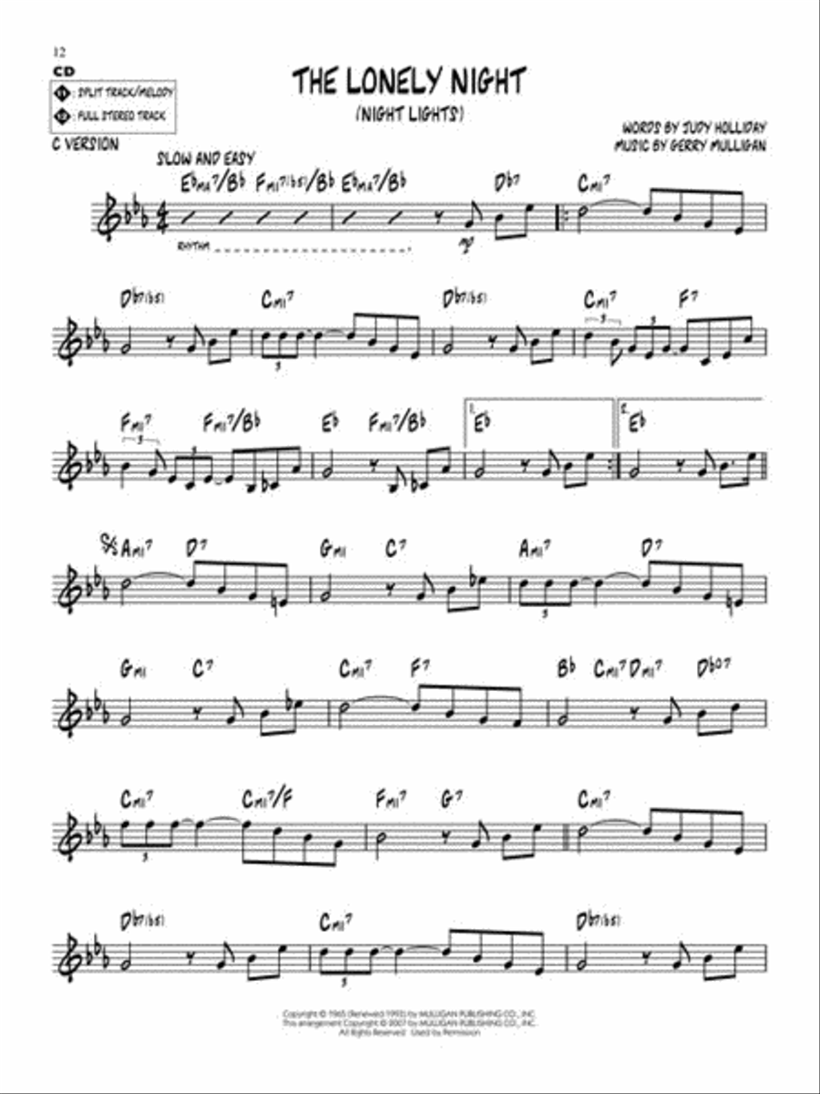 Gerry Mulligan Gerry Mulligan C Instrument scores gallery preview page 6