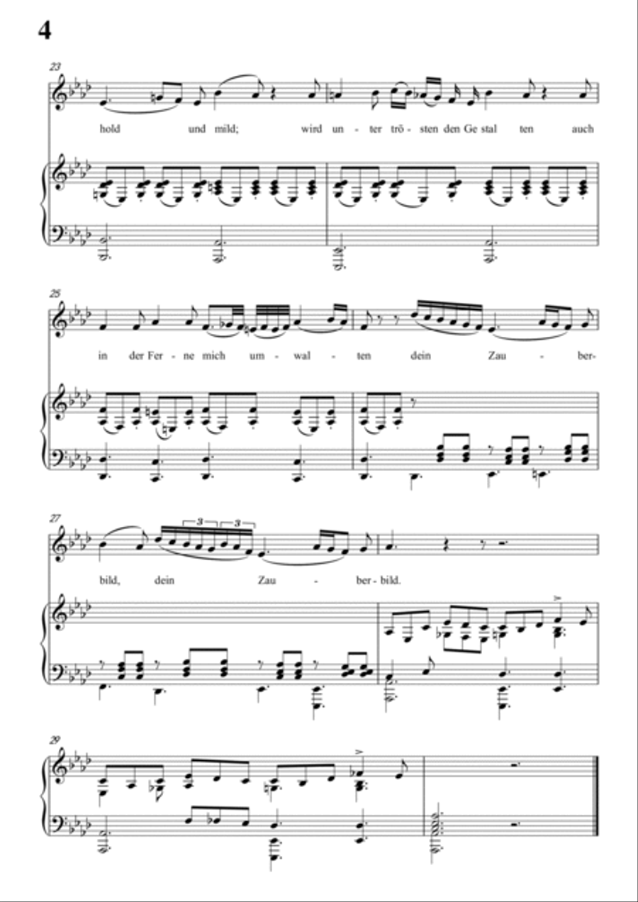 Schubert-Blondel zu Marien in bA minor,for Vocal and Piano Voice scores gallery preview page 5