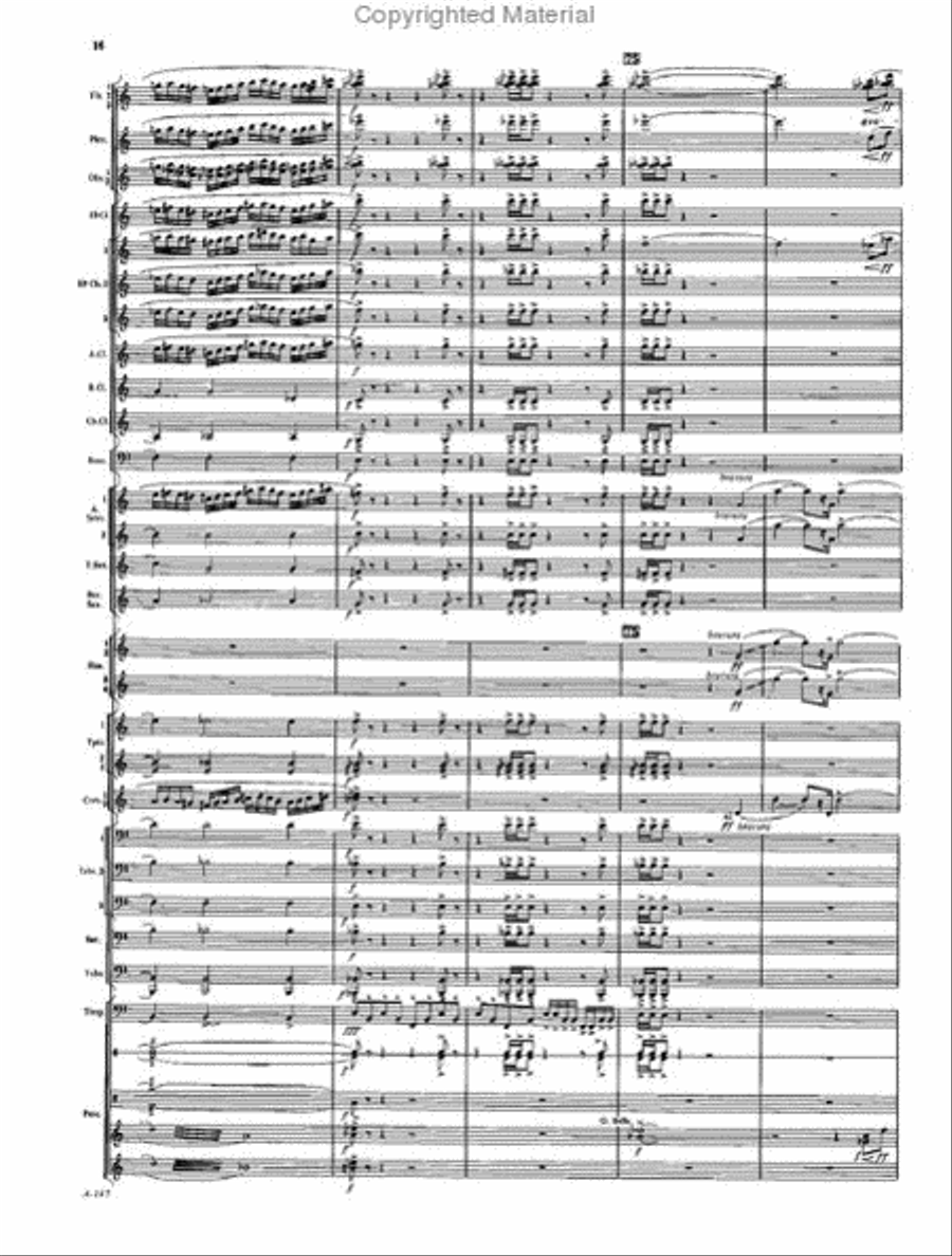 Day of the Shofar Concert Band scores gallery preview page 16