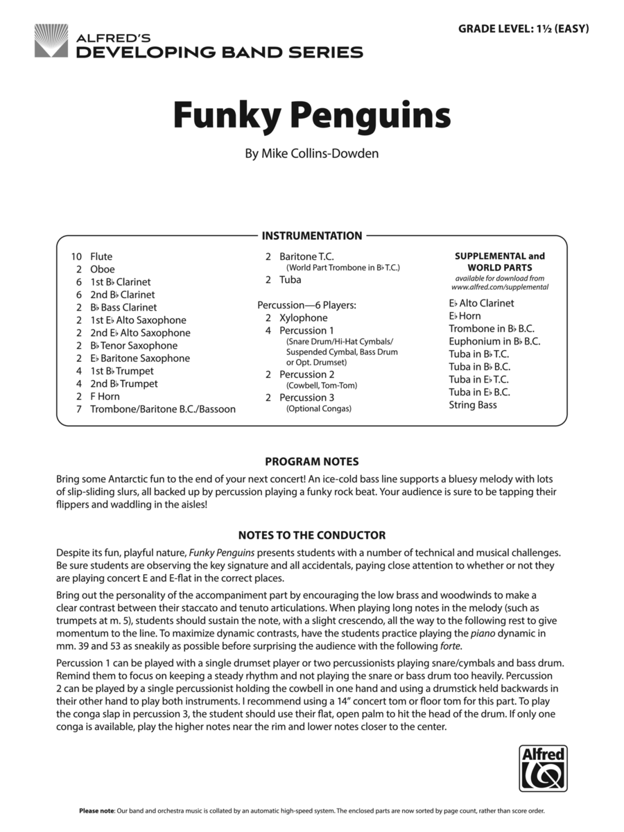 Funky Penguins: Score