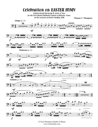 Celebration on EASTER HYMN (trombone 2 score)