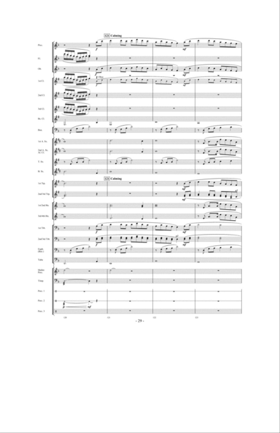When The Tears Fell Concert Band scores gallery preview page 28