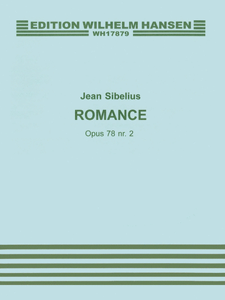 Book cover for Jean Sibelius: Romance Op.78 No.2