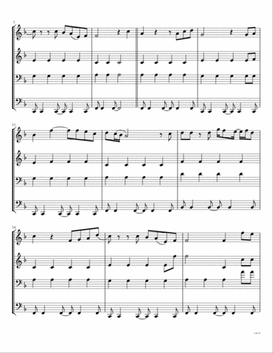 Hey Jude Brass Ensemble scores gallery preview page 3
