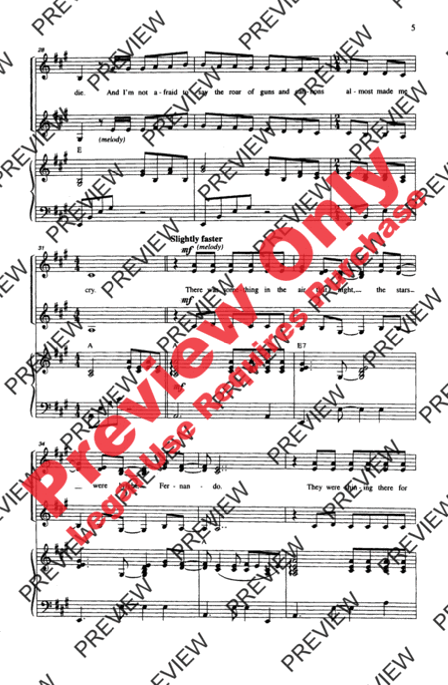 ABBA Forever! ABBA Forever! Women's Choir scores gallery preview page 5