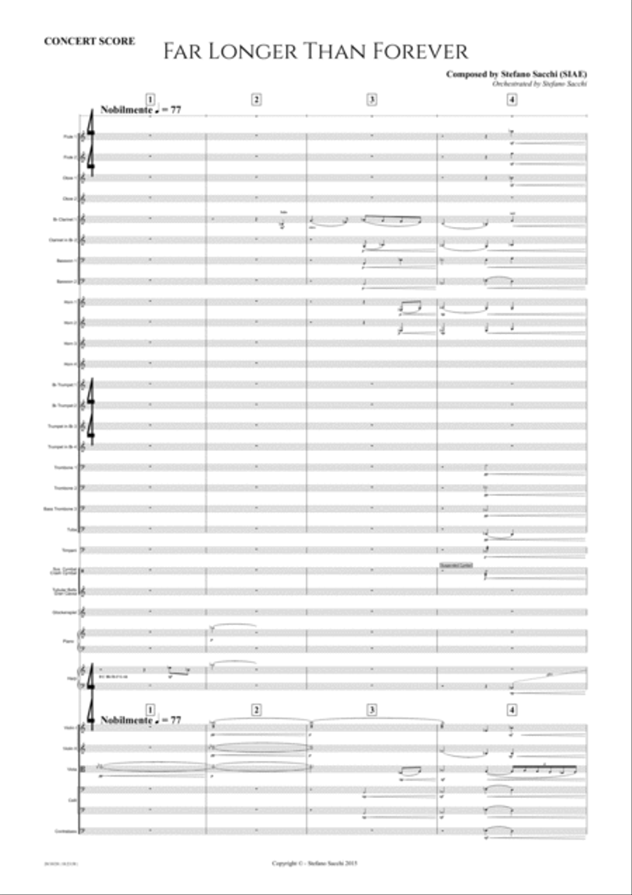 Far Longer than Forever - Full Orchestra Full Orchestra scores gallery preview page 3