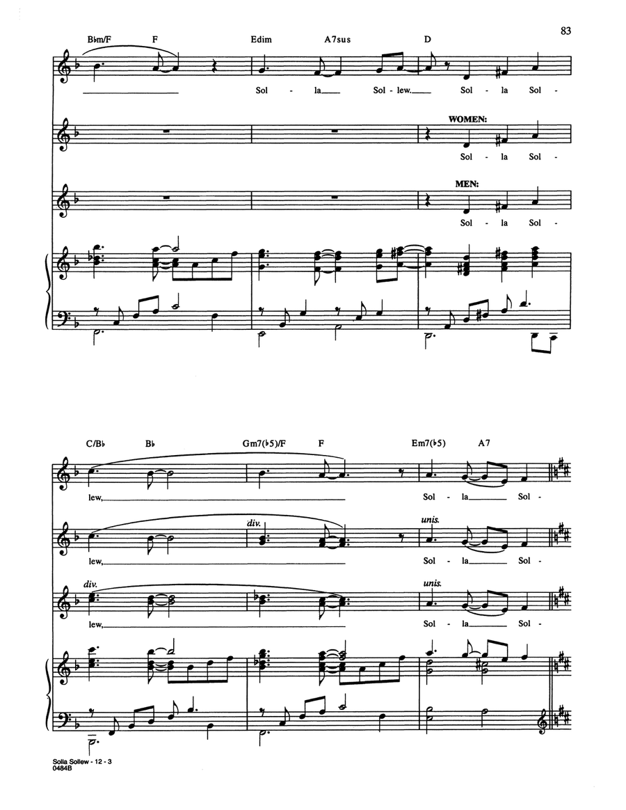Solla Sollew (from Seussical The Musical) by Lynn Ahrens
