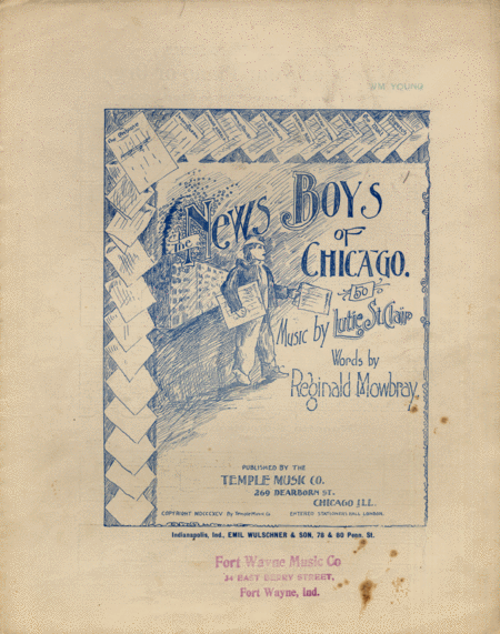 News Boys of Chicago. Song and Chorus