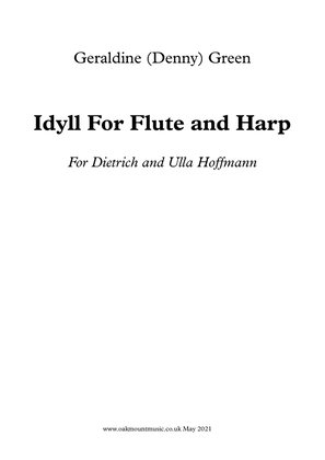 Book cover for Idyll For Flute And Harp
