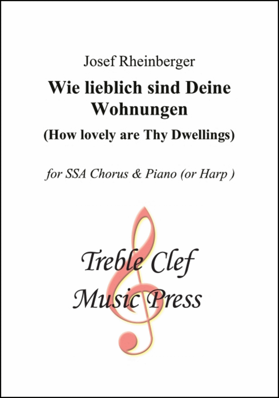 Wie lieblich sind Deine Wohnungen (How lovely are thy dwellings) SSA scores gallery preview page 1
