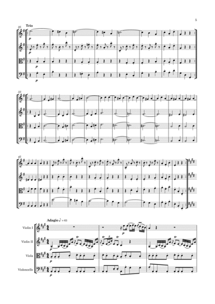 Haydn - String Quartet in E major, Hob.III:8 ; Op.2 No.2