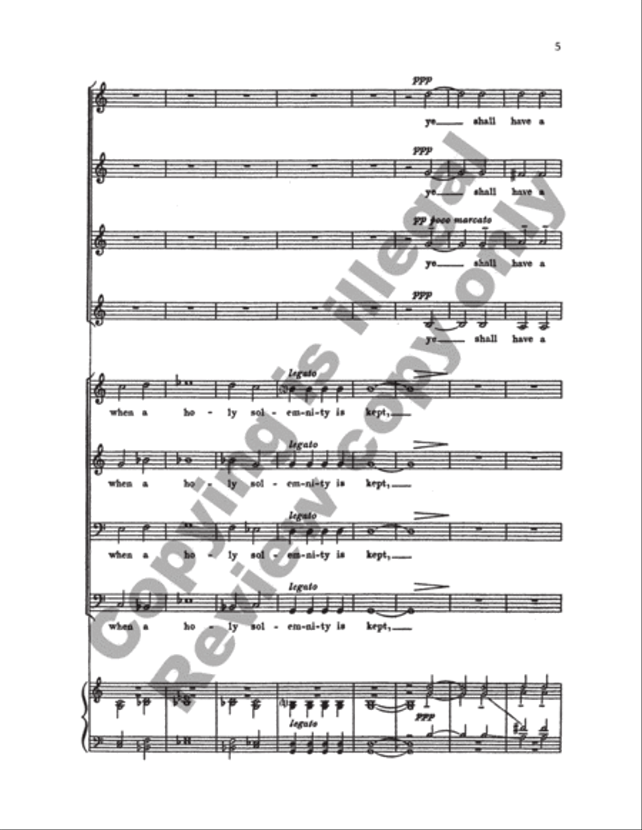 Have Ye Not Known? & Ye Shall Have a Song SSAATTBB scores gallery preview page 5