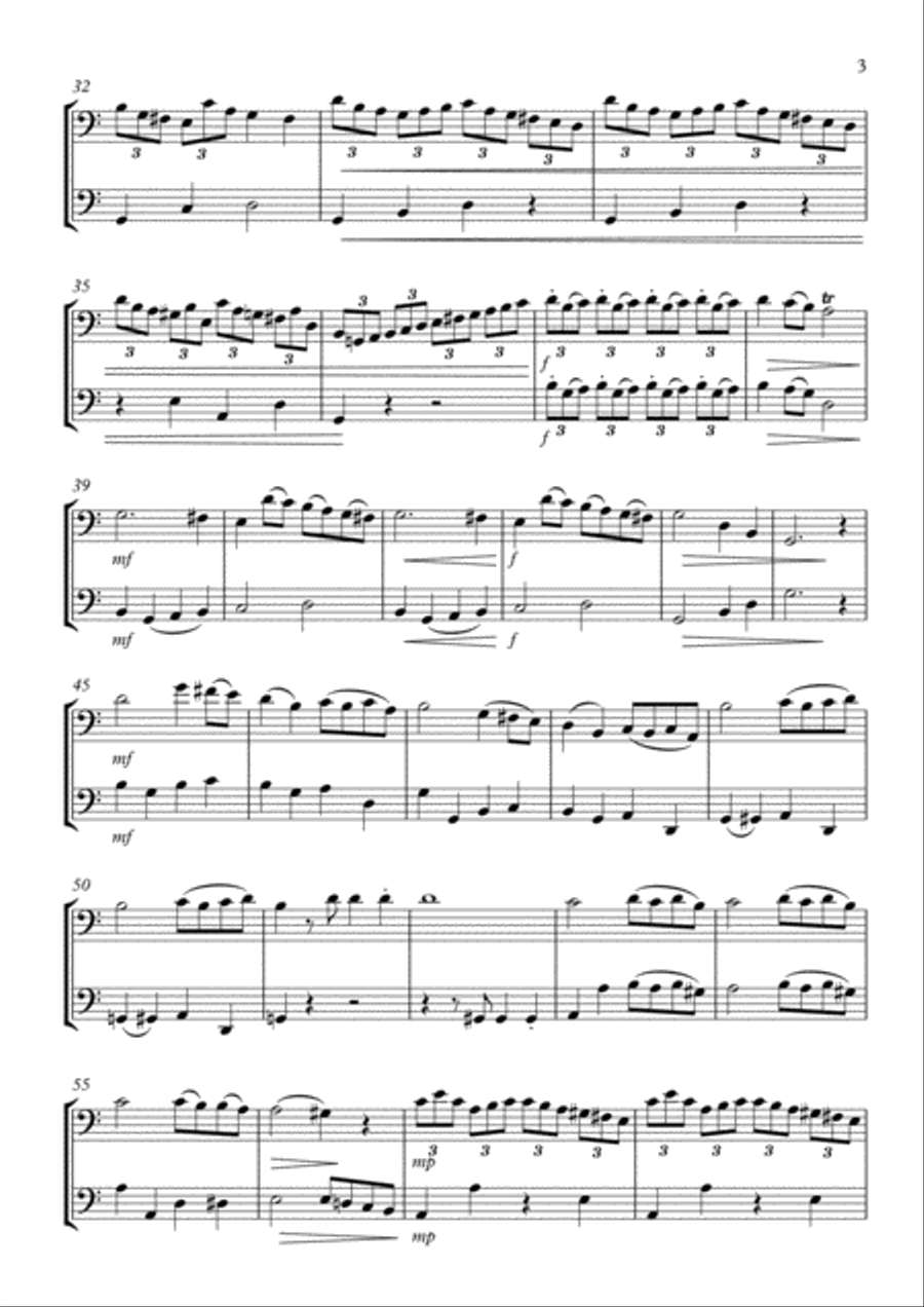 Sonata No1 Sonata No1 Woodwind Duet scores gallery preview page 3