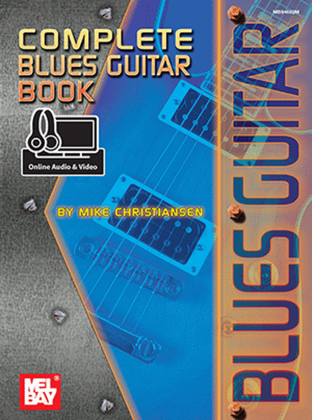 Book cover for Complete Blues Guitar Book