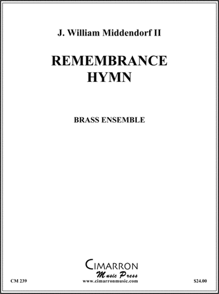 Remembrance Hymn image number null