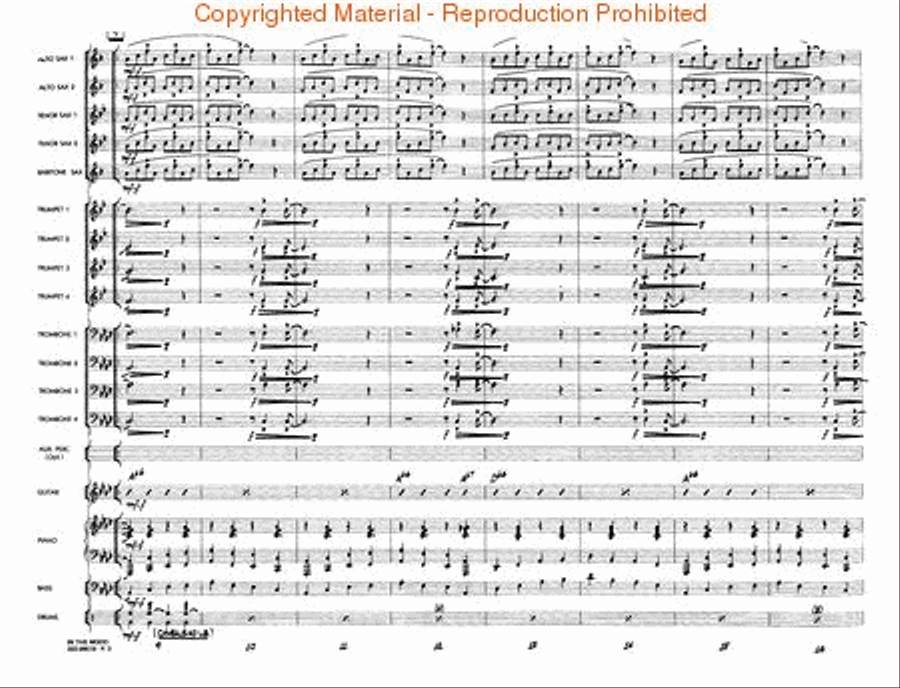 In the Mood (Original Edition) Jazz Ensemble scores gallery preview page 3