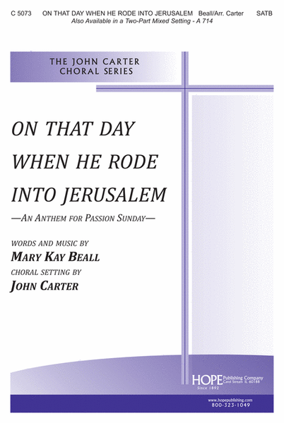 On that Day When He Rode into Jerusalem image number null