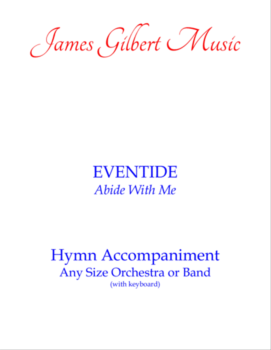 EVENTIDE (Abide With Me) Small Ensemble scores gallery preview page 1