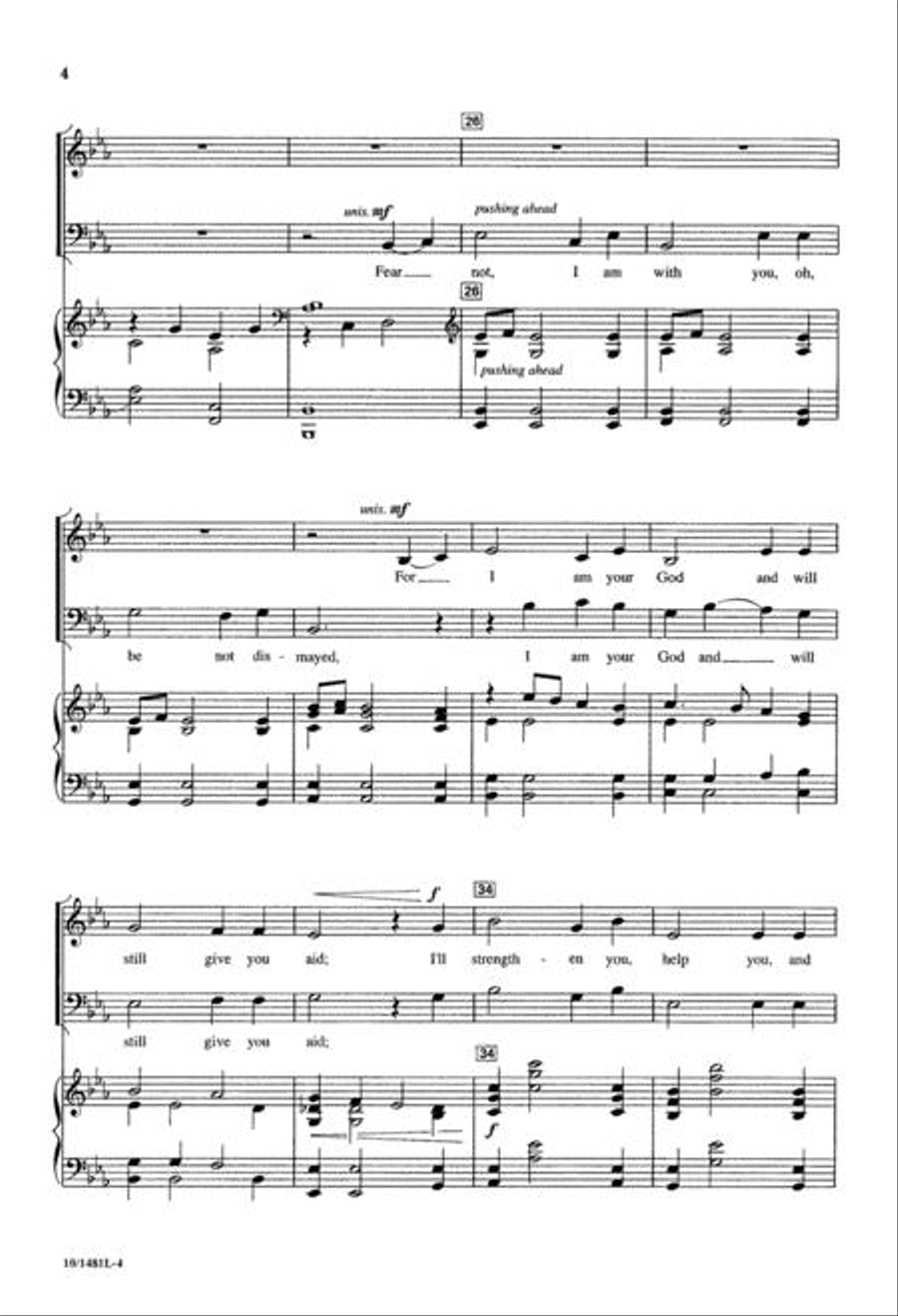 How Firm a Foundation 4-Part scores gallery preview page 4