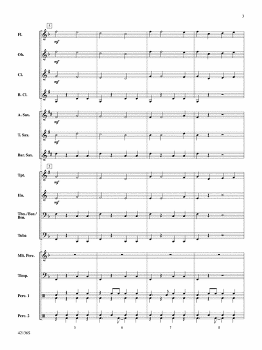 Samba de Soleil: Score