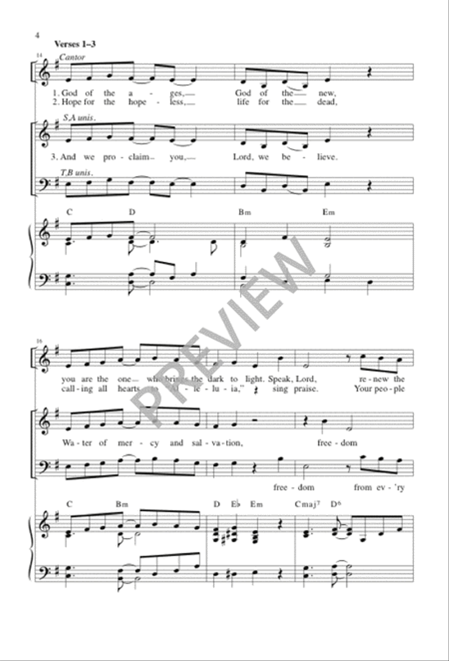 Rain, O Waters Rain, O Waters 3-Part scores gallery preview page 5
