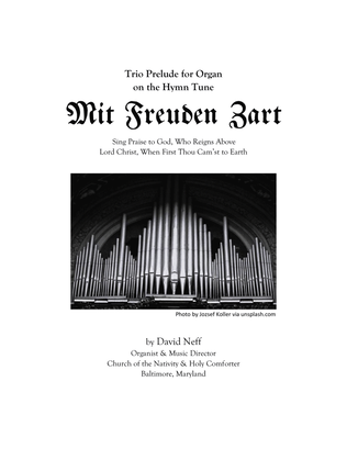 Book cover for Trio Prelude on "Mit Freuden Zart"