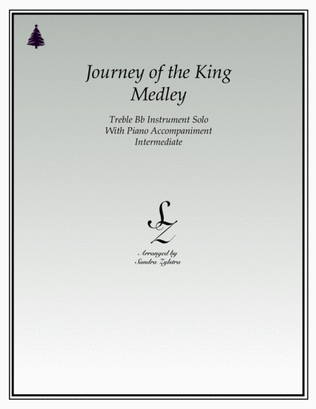 Book cover for Journey of The King Medley (treble Bb instrument solo)