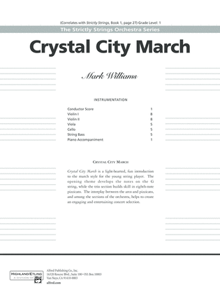 Book cover for Crystal City March: Score