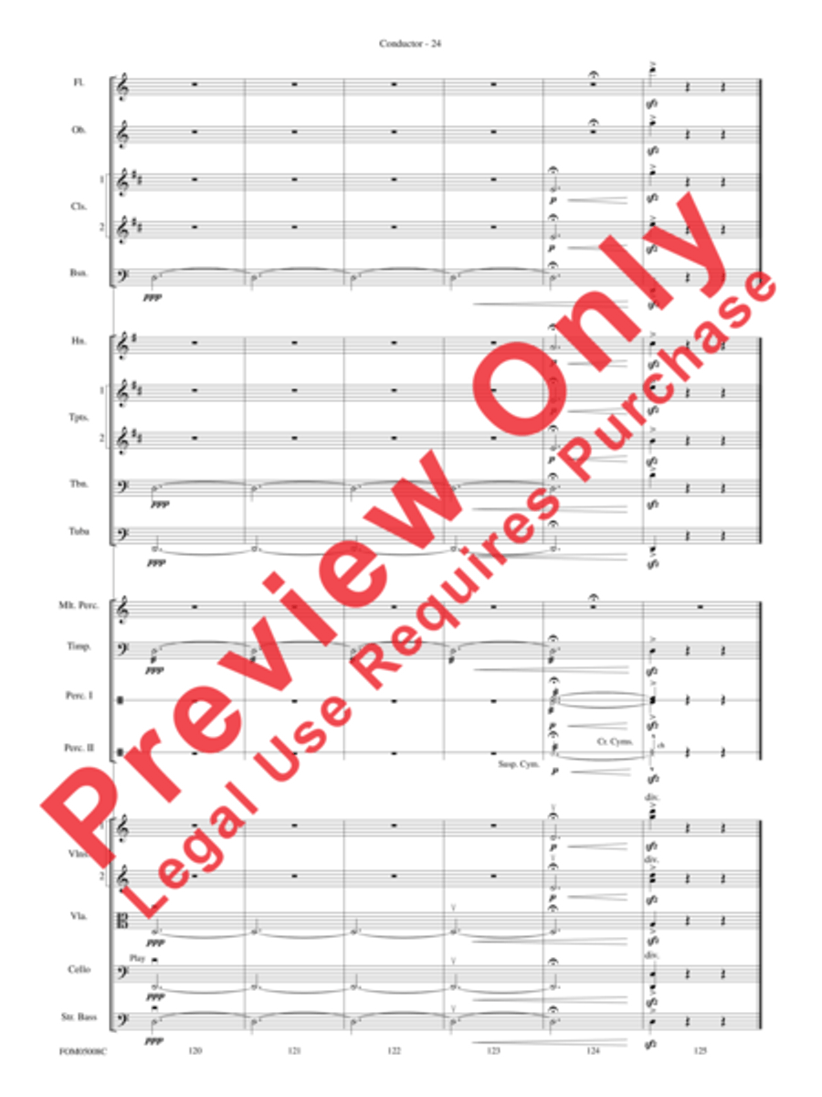 Battle of the Heroes (from Star Wars: Episode III Revenge of the Sith) Full Orchestra scores gallery preview page 54