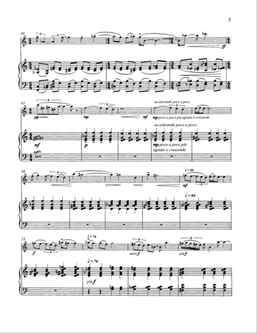Concerto for Clarinet and Orchestra Chamber Orchestra scores gallery preview page 4