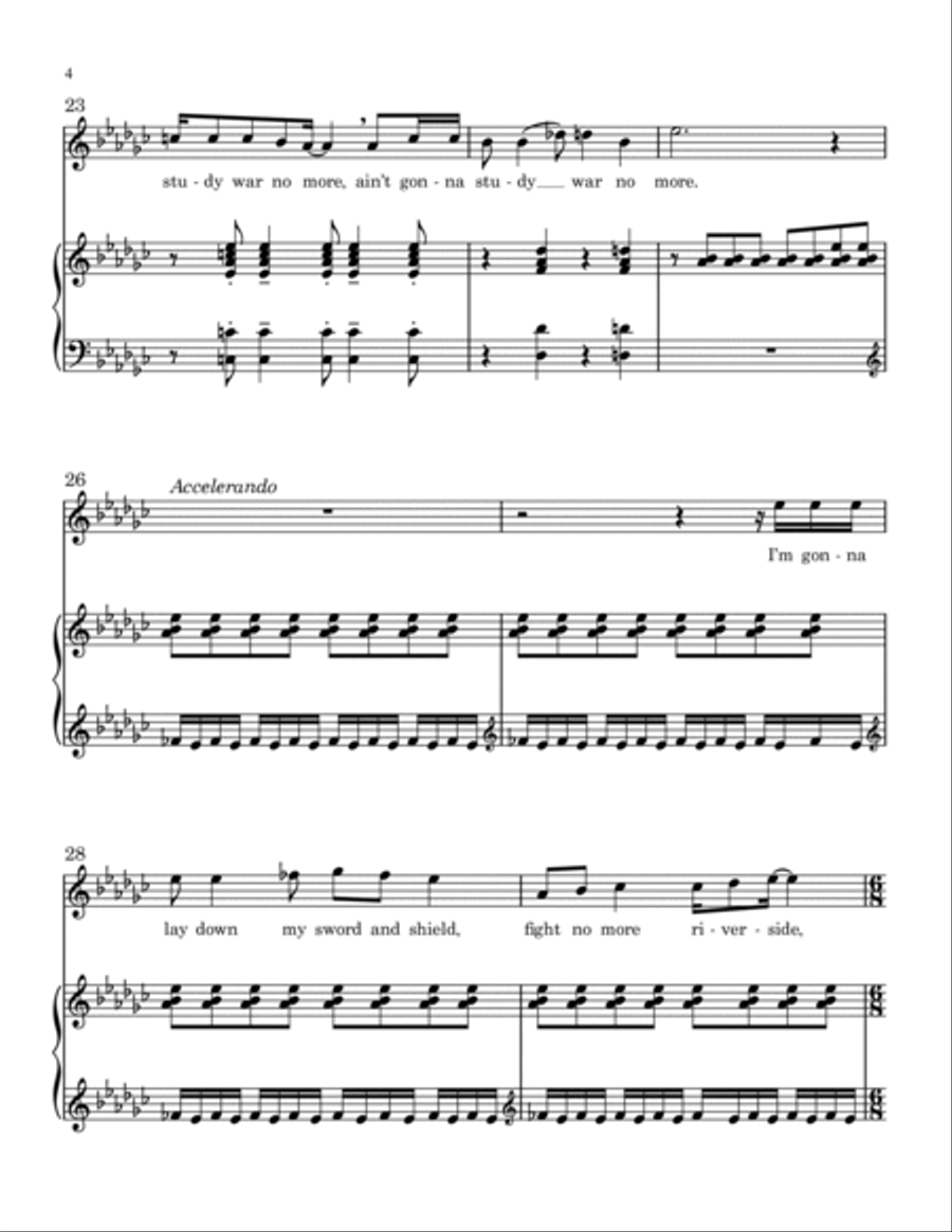 The Retellings of Death High Voice scores gallery preview page 5