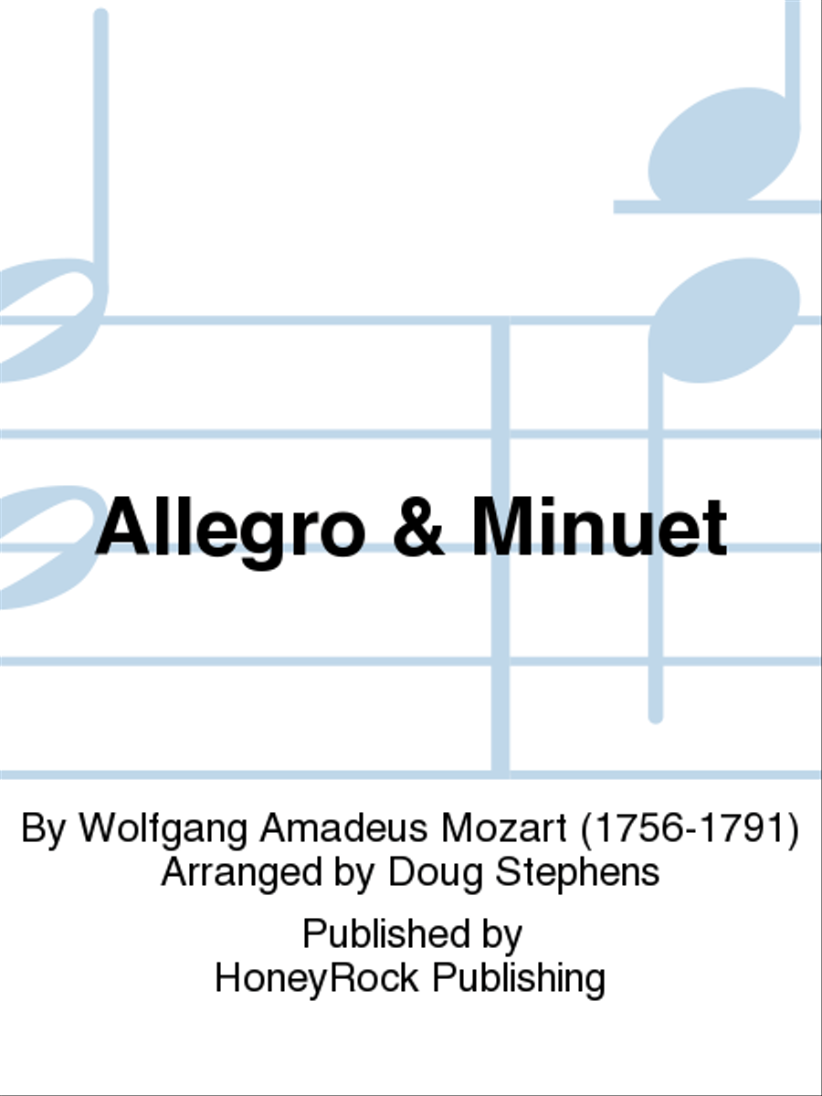Allegro & Minuet Percussion scores gallery preview page 1