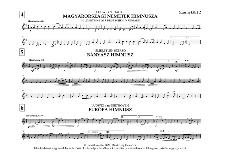 Indulókönyv 2020 - 21 Szárnykürt 2 Concert Band scores gallery preview page 6