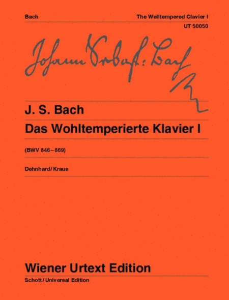 The Well-Tempered Clavier, Vol. 1 by Johann Sebastian Bach Piano Solo - Sheet Music