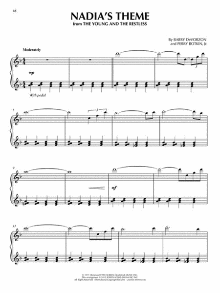 Great Themes for Piano Solo